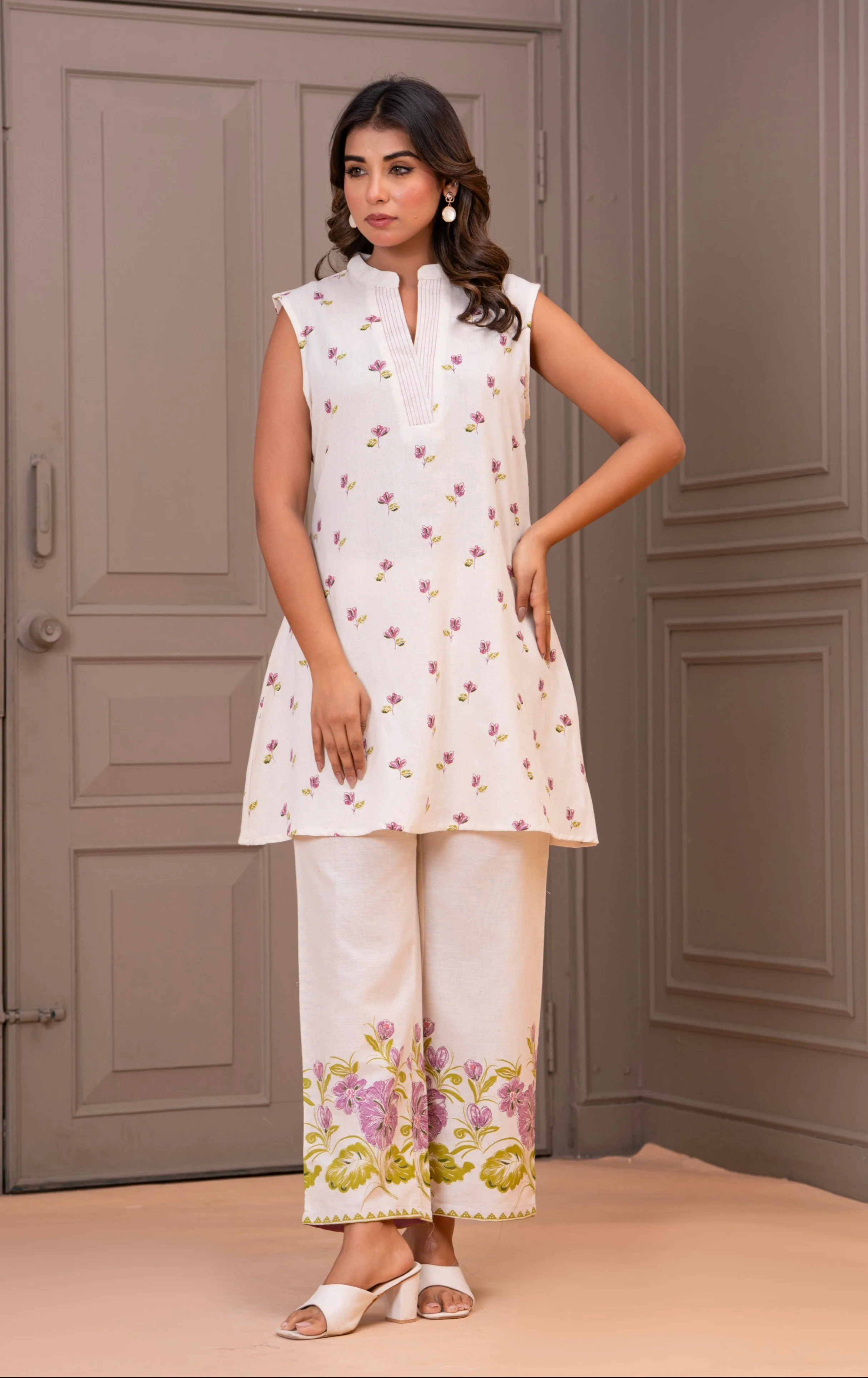 Maurya Zinnia Cotton Co-ord Set - Image 4