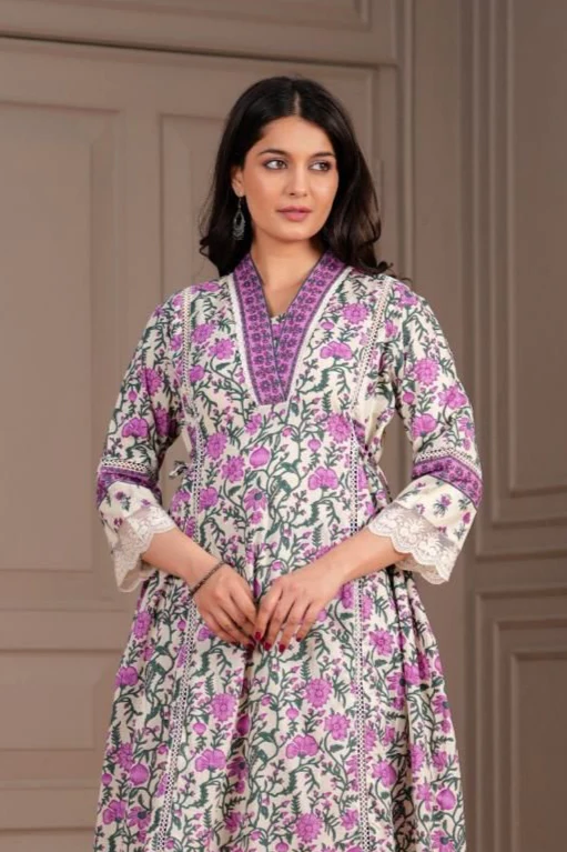 Jayti iris cotton suit set - Image 2