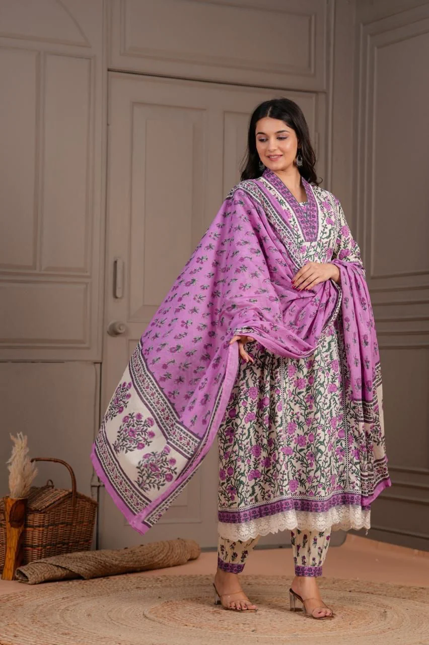 Jayti iris cotton suit set - Image 5