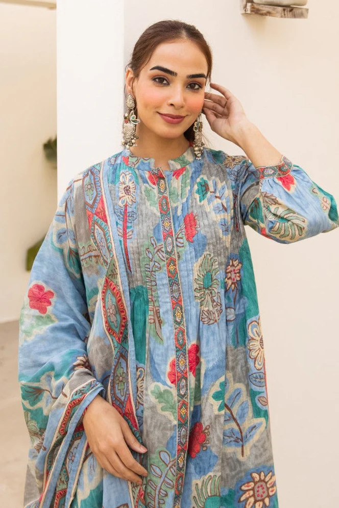 Karen Flax Cotton Suit Set - Image 2