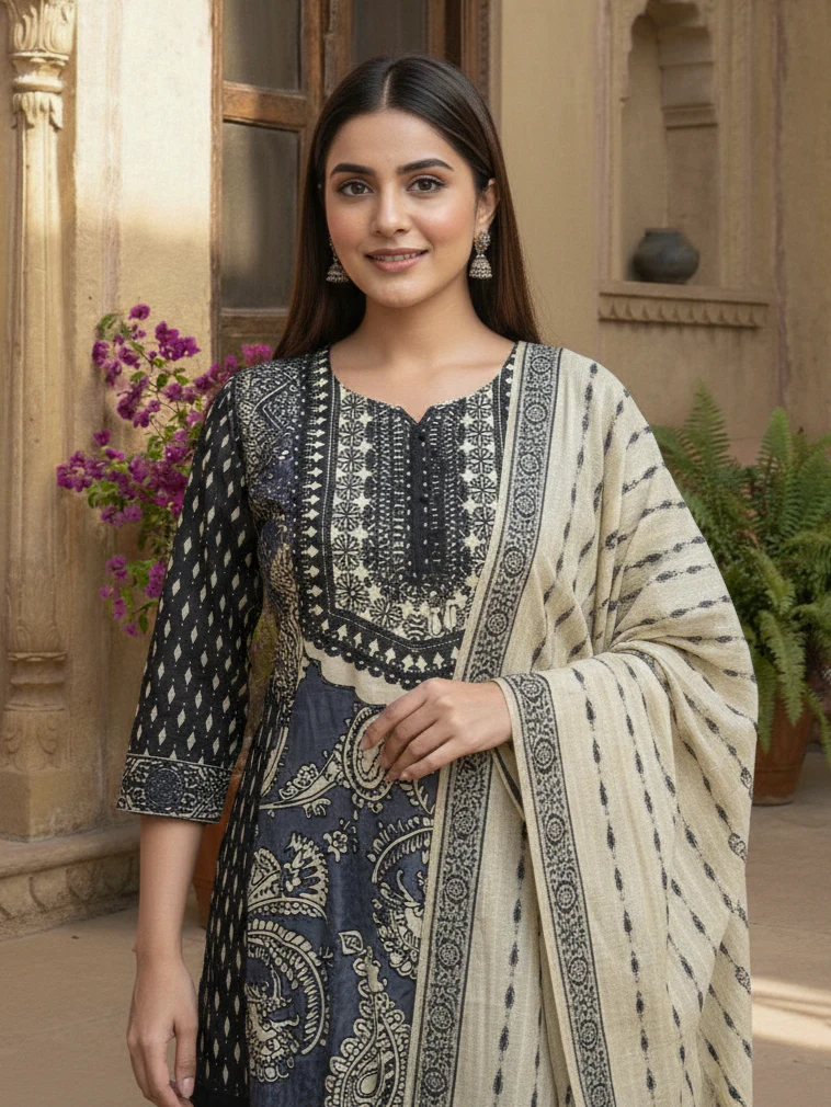 Reet Swish Printed Suit Set - Image 2