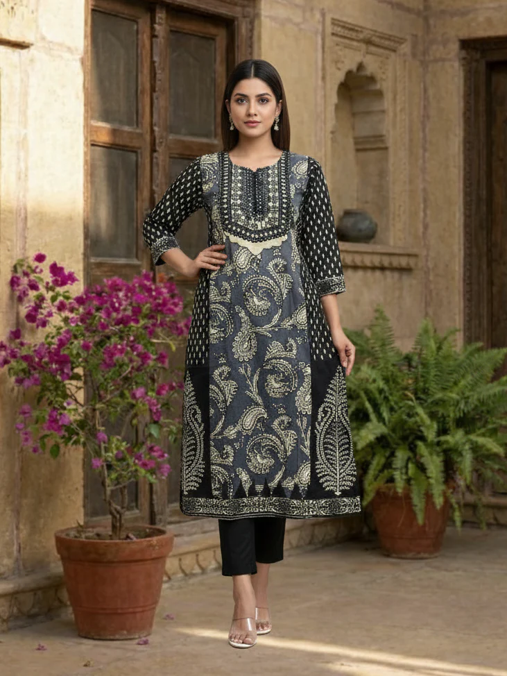 Reet Swish Printed Suit Set - Image 6