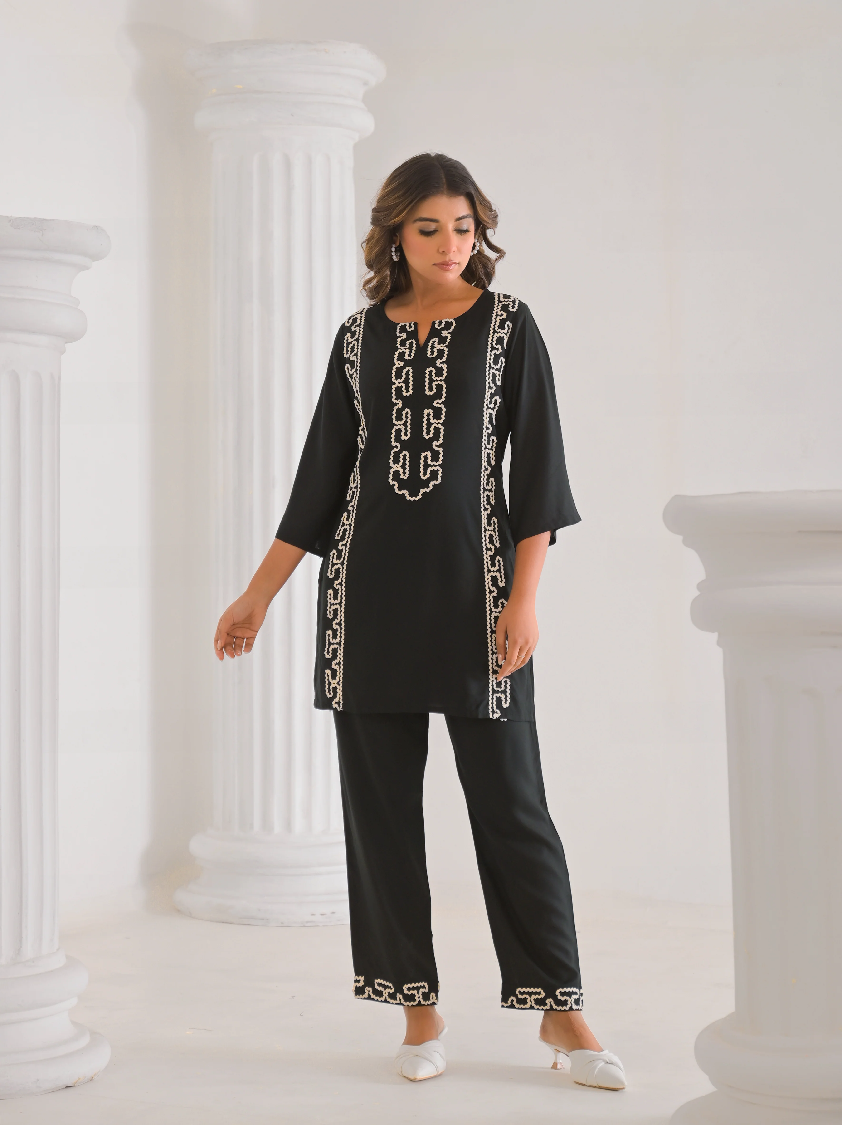 Kara Jade Embrodiered Co-ord Set - Image 6