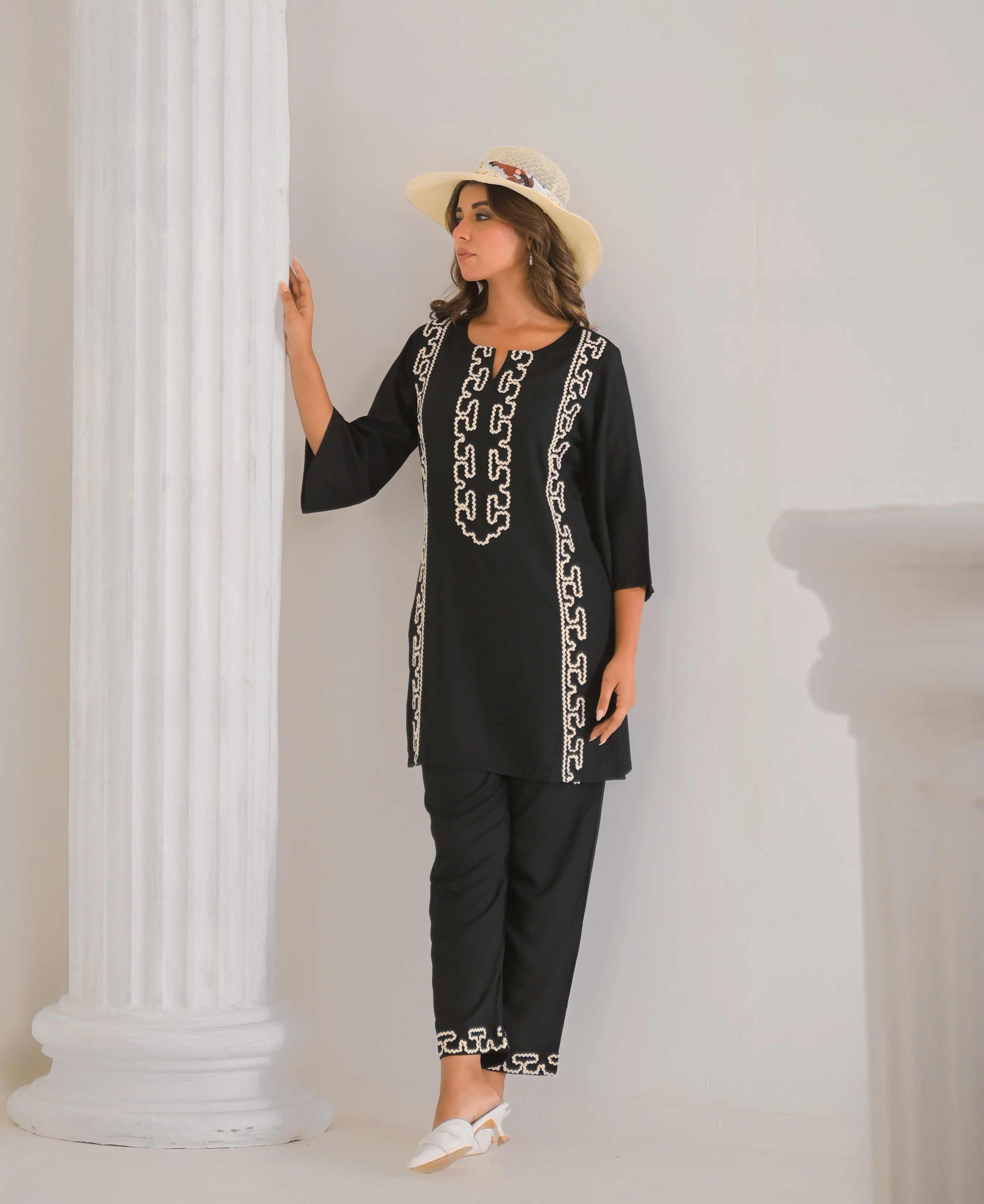 Kara Jade Embrodiered Co-ord Set - Image 7