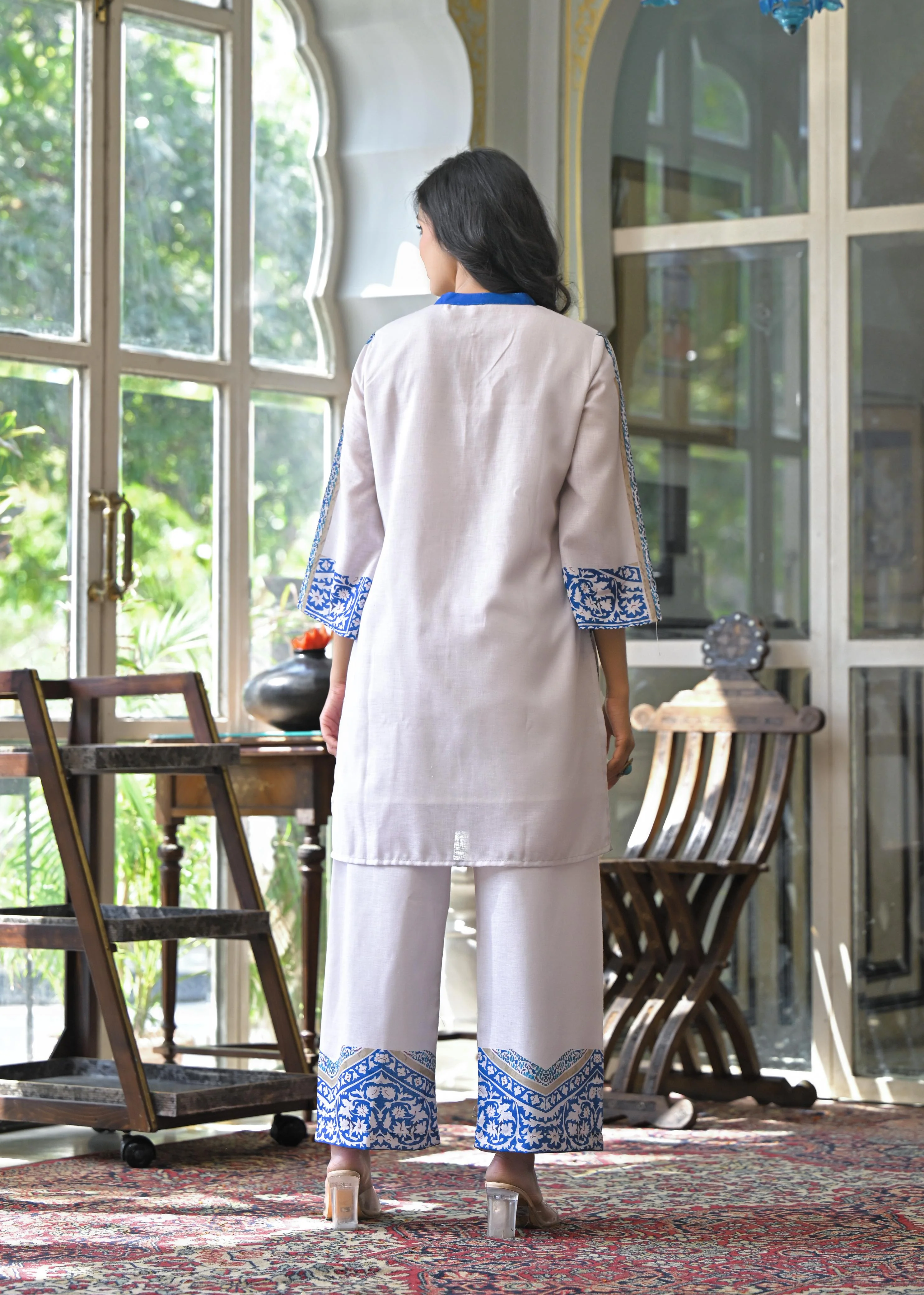 Vastramaya pearl Cotton co-ord set - Image 3
