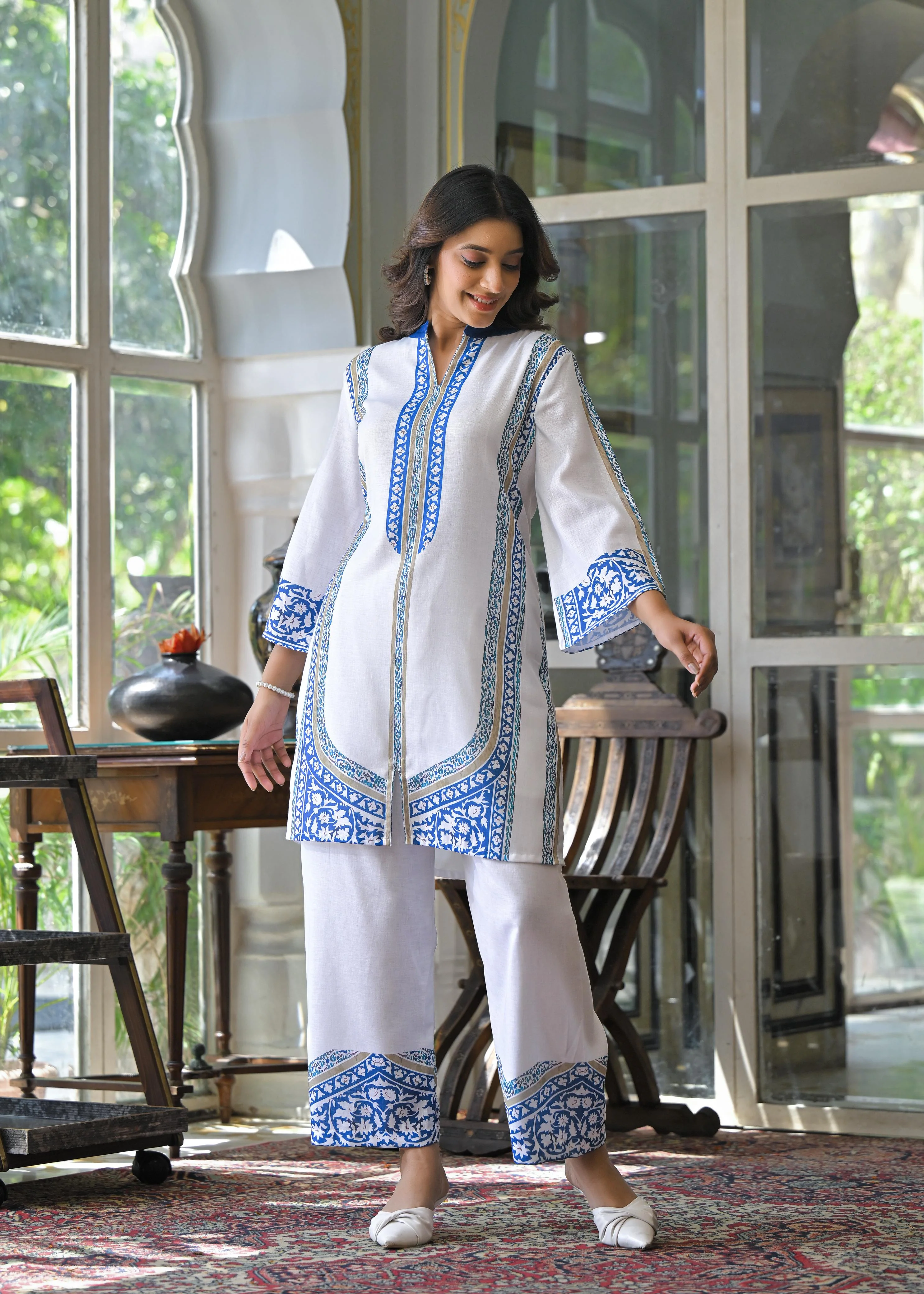 Vastramaya pearl Cotton co-ord set - Image 4
