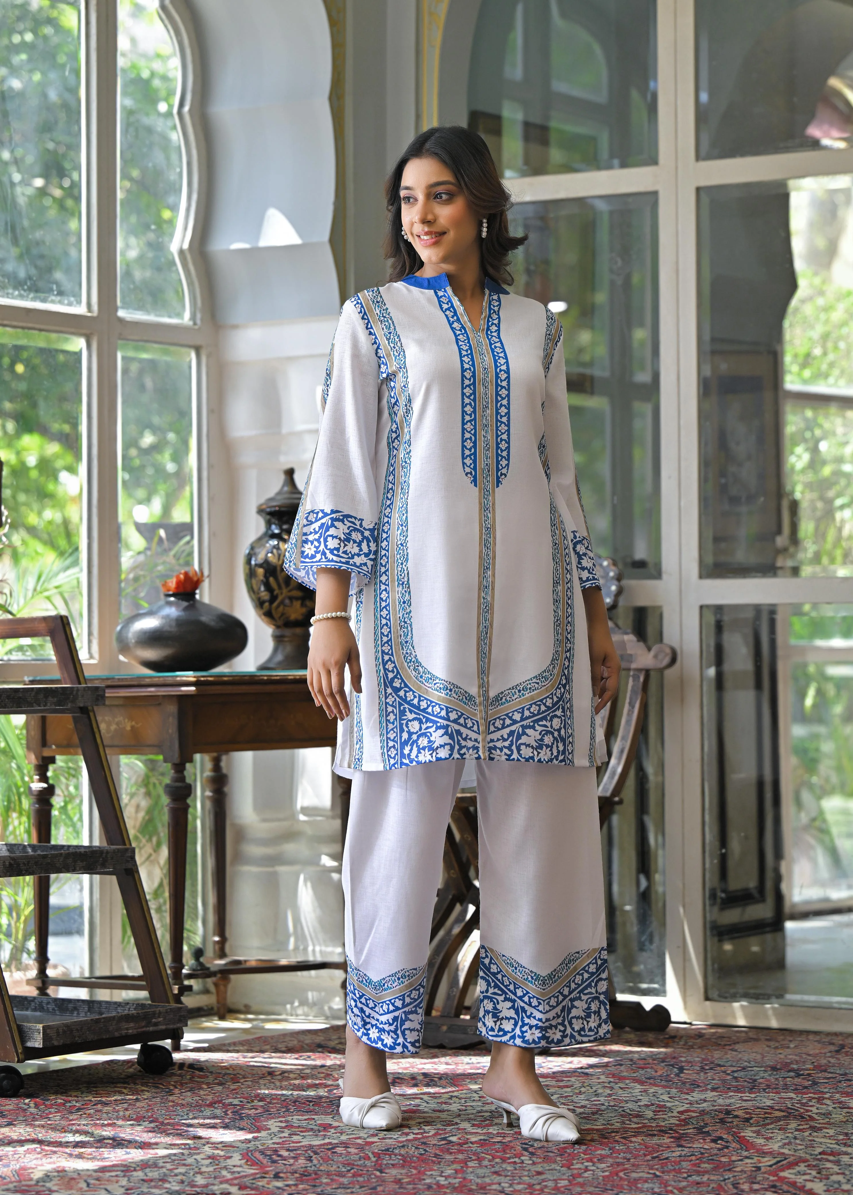 Vastramaya pearl Cotton co-ord set - Image 5
