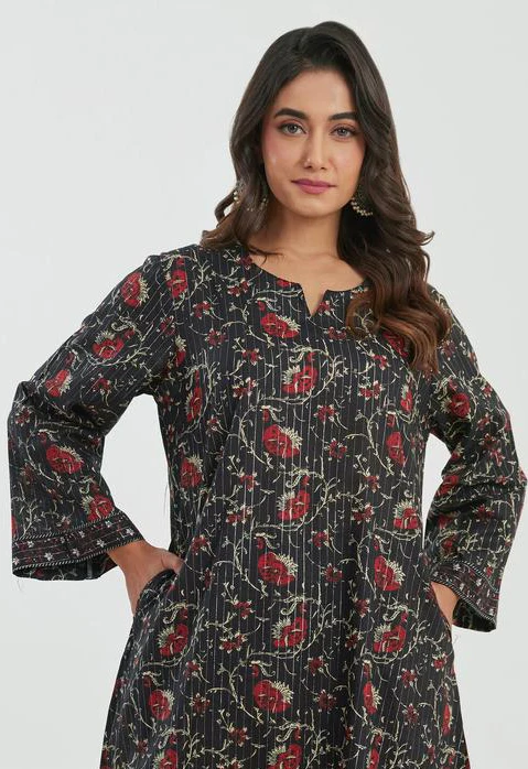 Samragi jade Printed Cotton Co-ord Set - Image 2