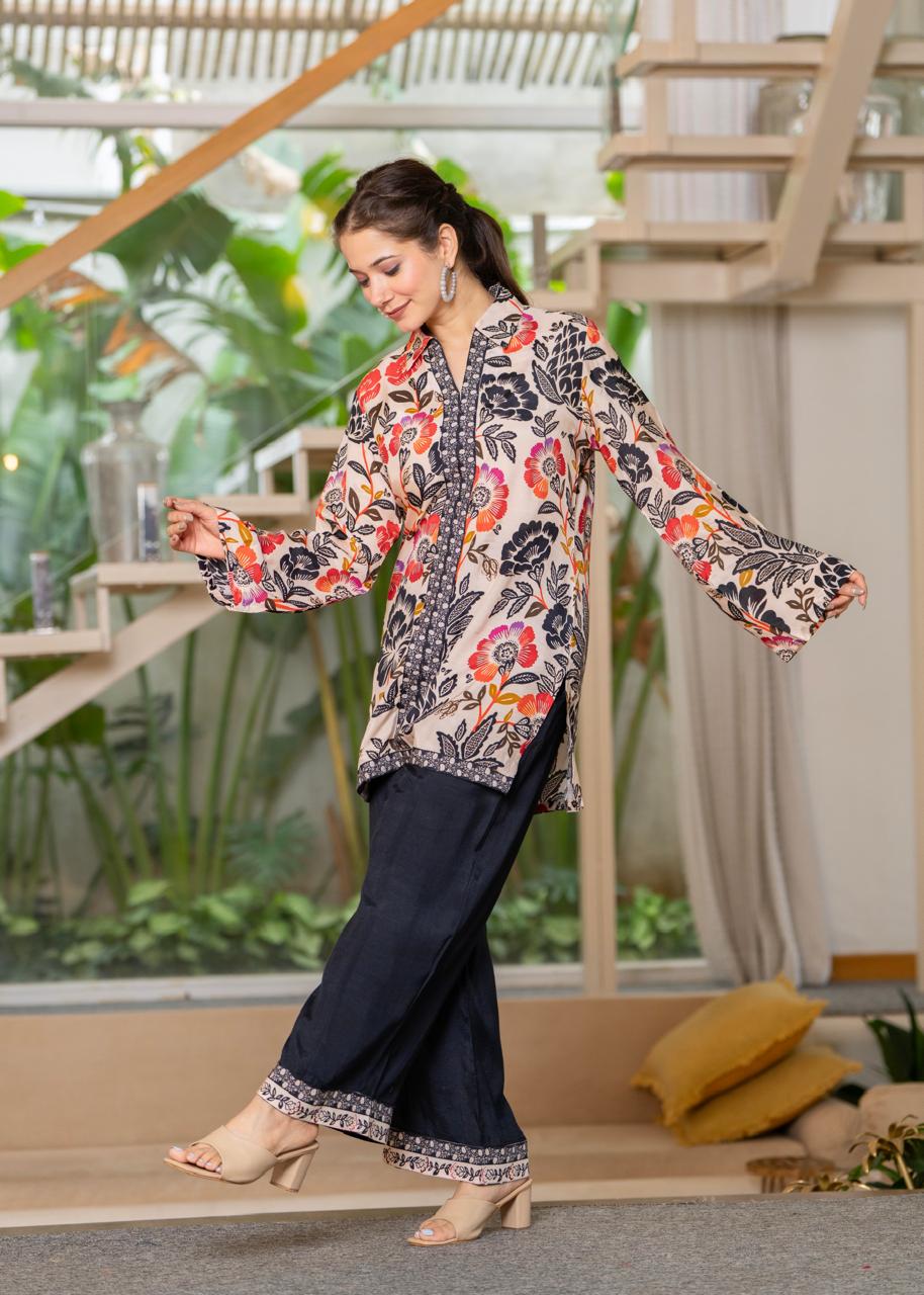 Jayti Floral printed Co-ord set - Image 10