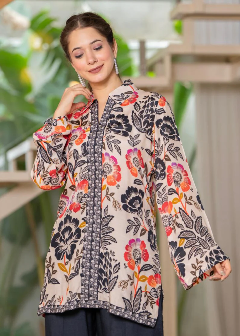Jayti Floral printed Co-ord set - Image 2
