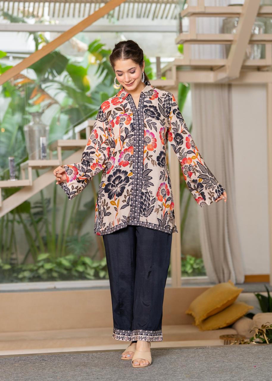 Jayti Floral printed Co-ord set - Image 4