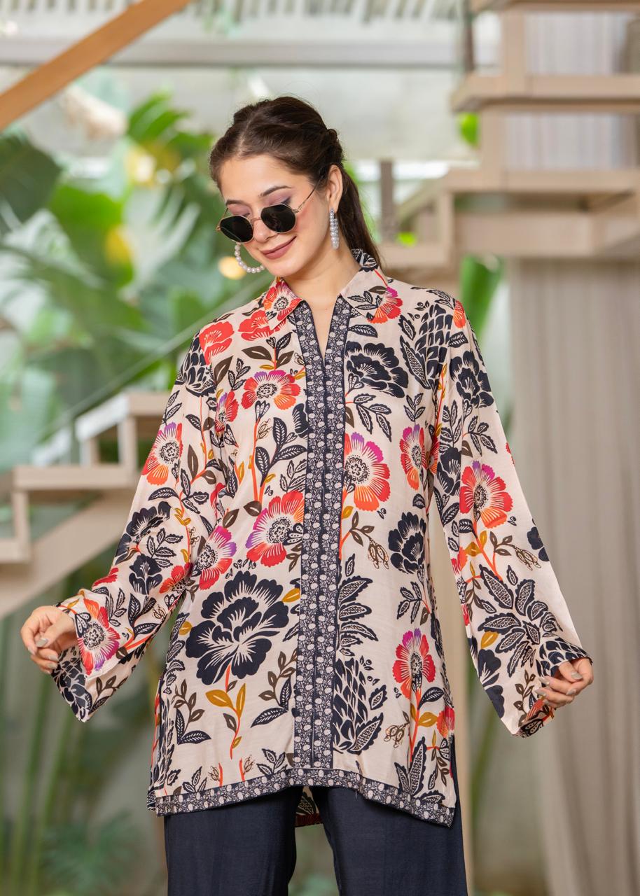 Jayti Floral printed Co-ord set - Image 8