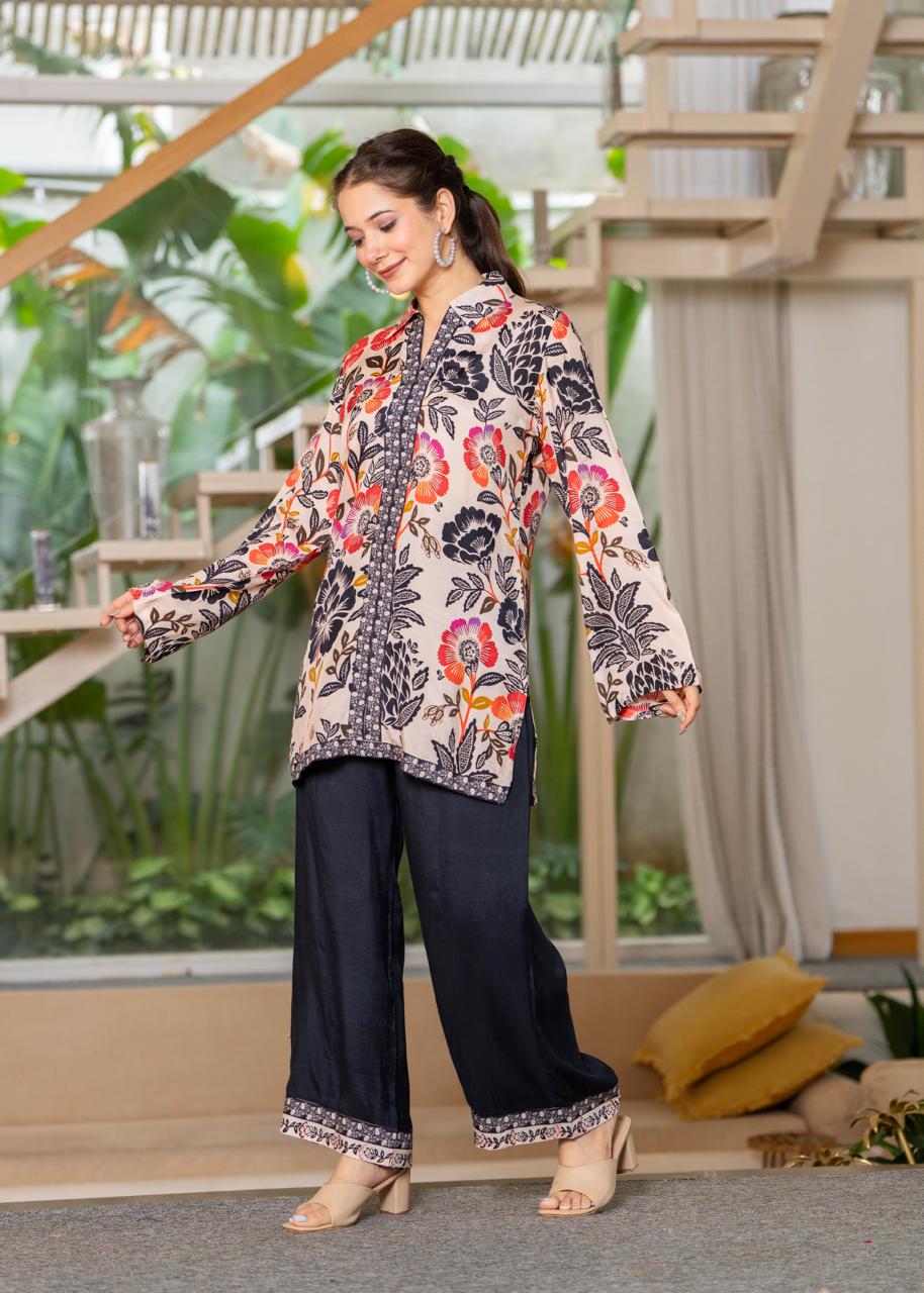 Jayti Floral printed Co-ord set - Image 9