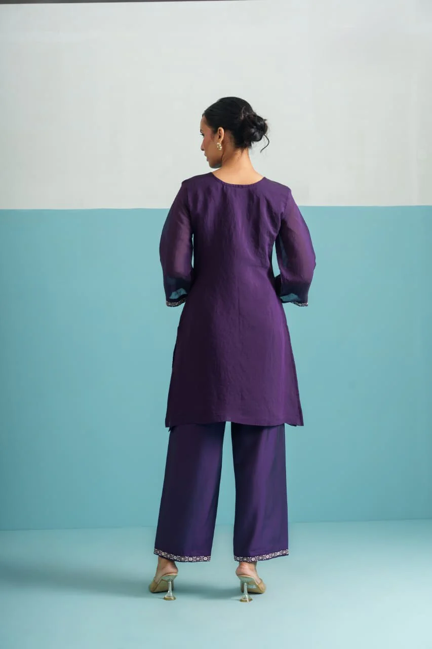 Parikrama Orchid embroidery co-ord set - Image 12