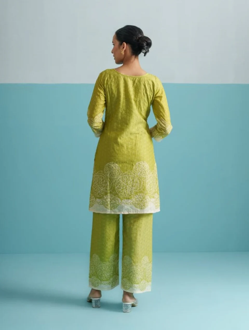 Parikrama Kelly Schiffili Printed Co-ord Set - Image 3
