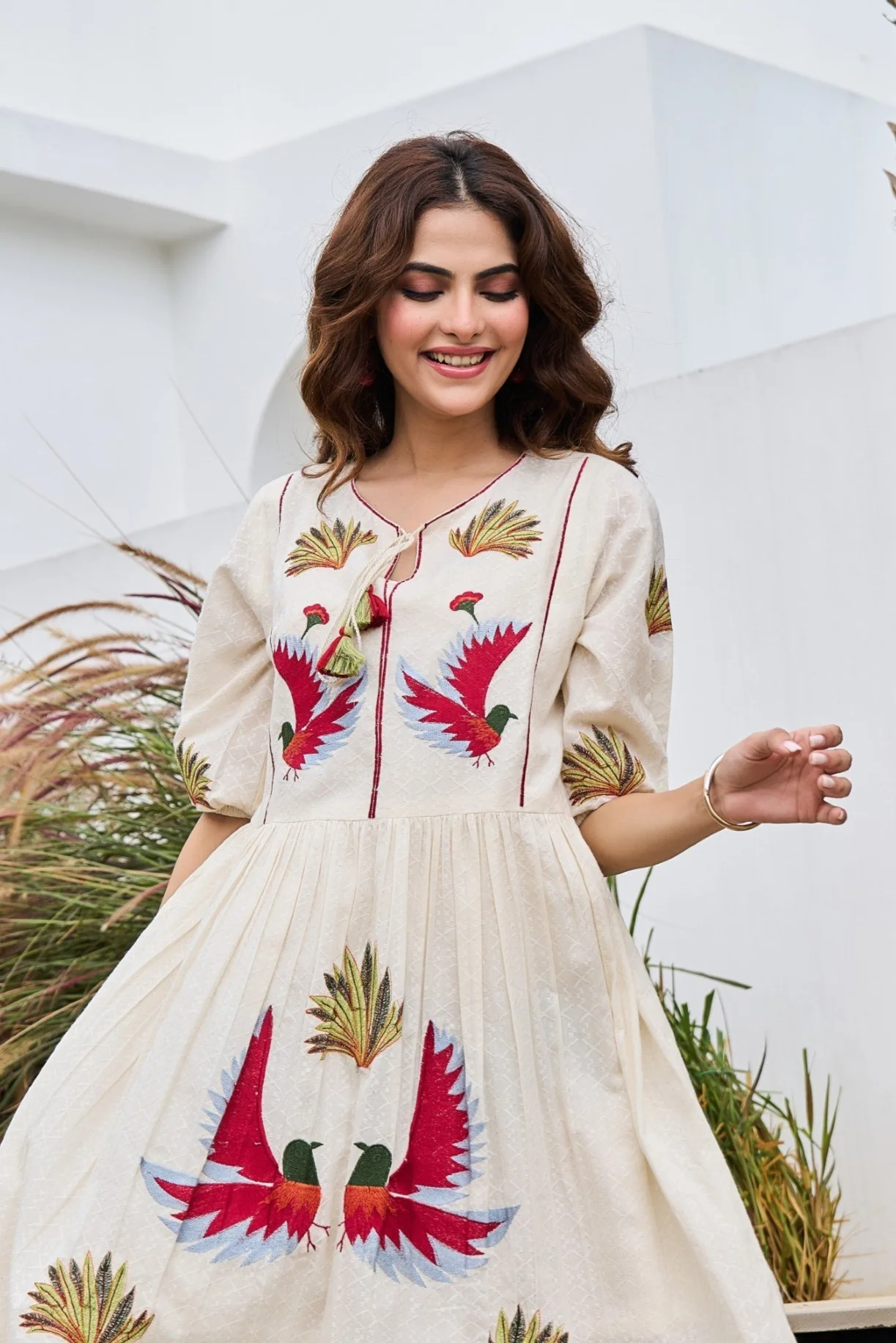 Tiara Frost Embroidery dress - Image 2