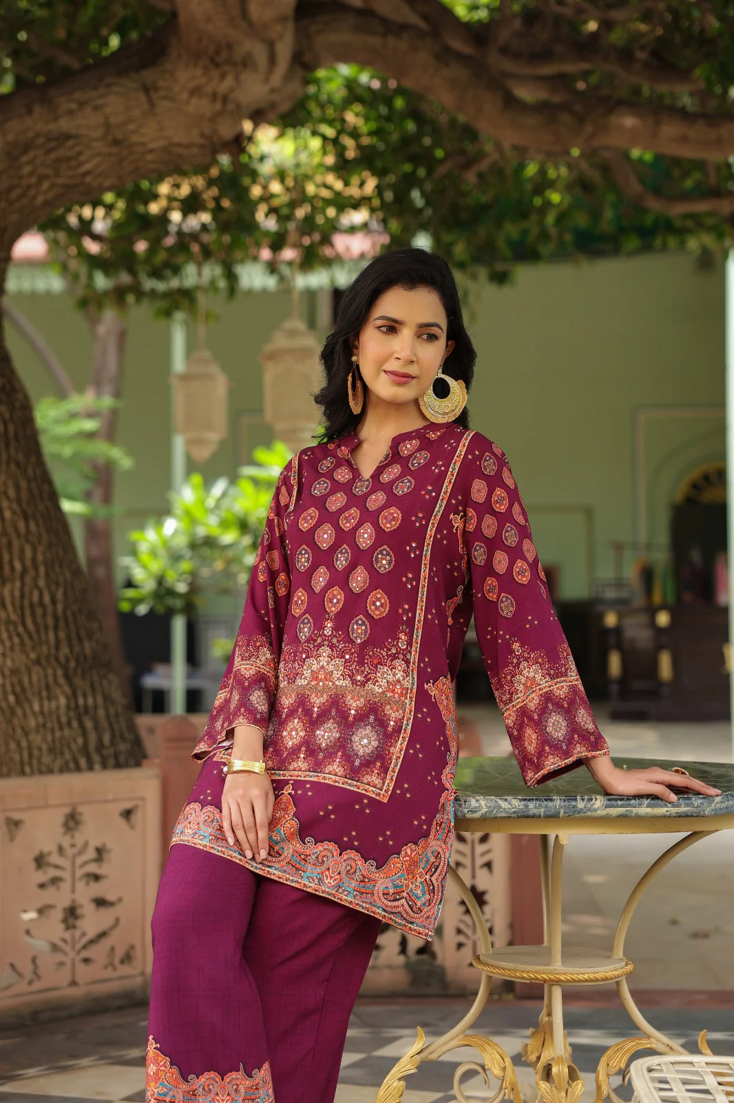 Mahua Mulberry Printed Co-ord set - Image 12