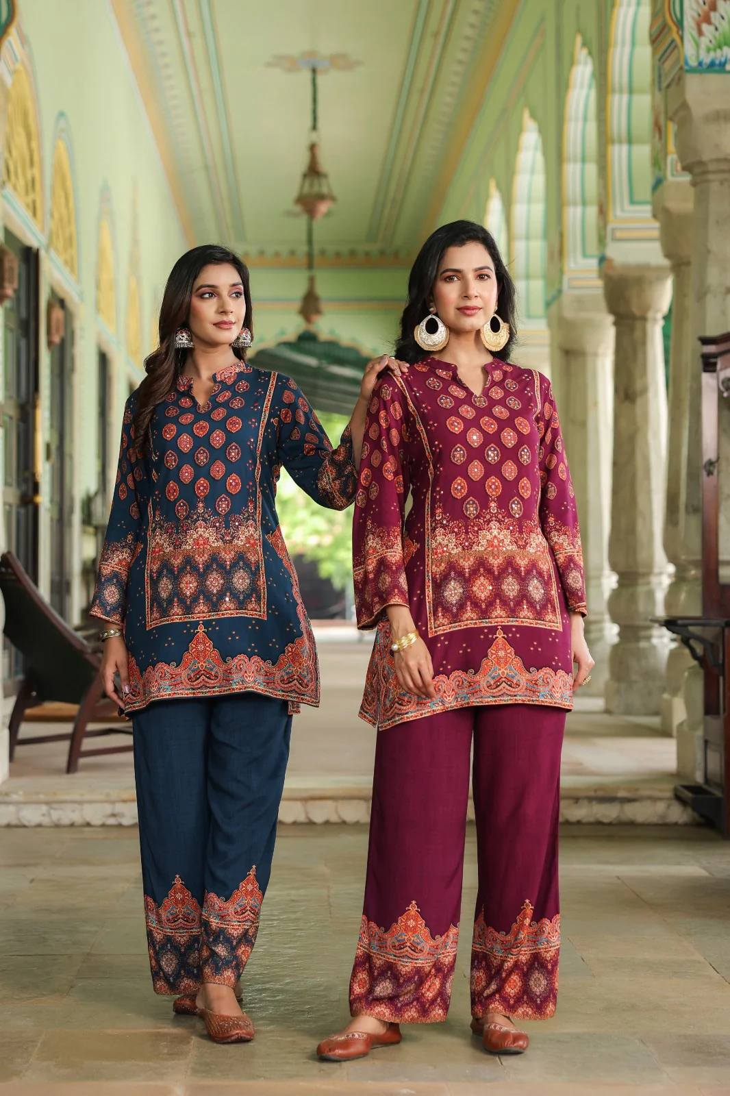 Mahua Mulberry Printed Co-ord set - Image 14
