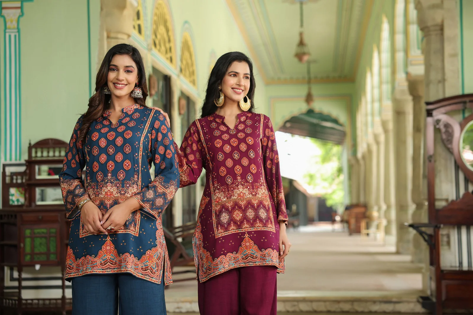 Mahua Mulberry Printed Co-ord set - Image 16