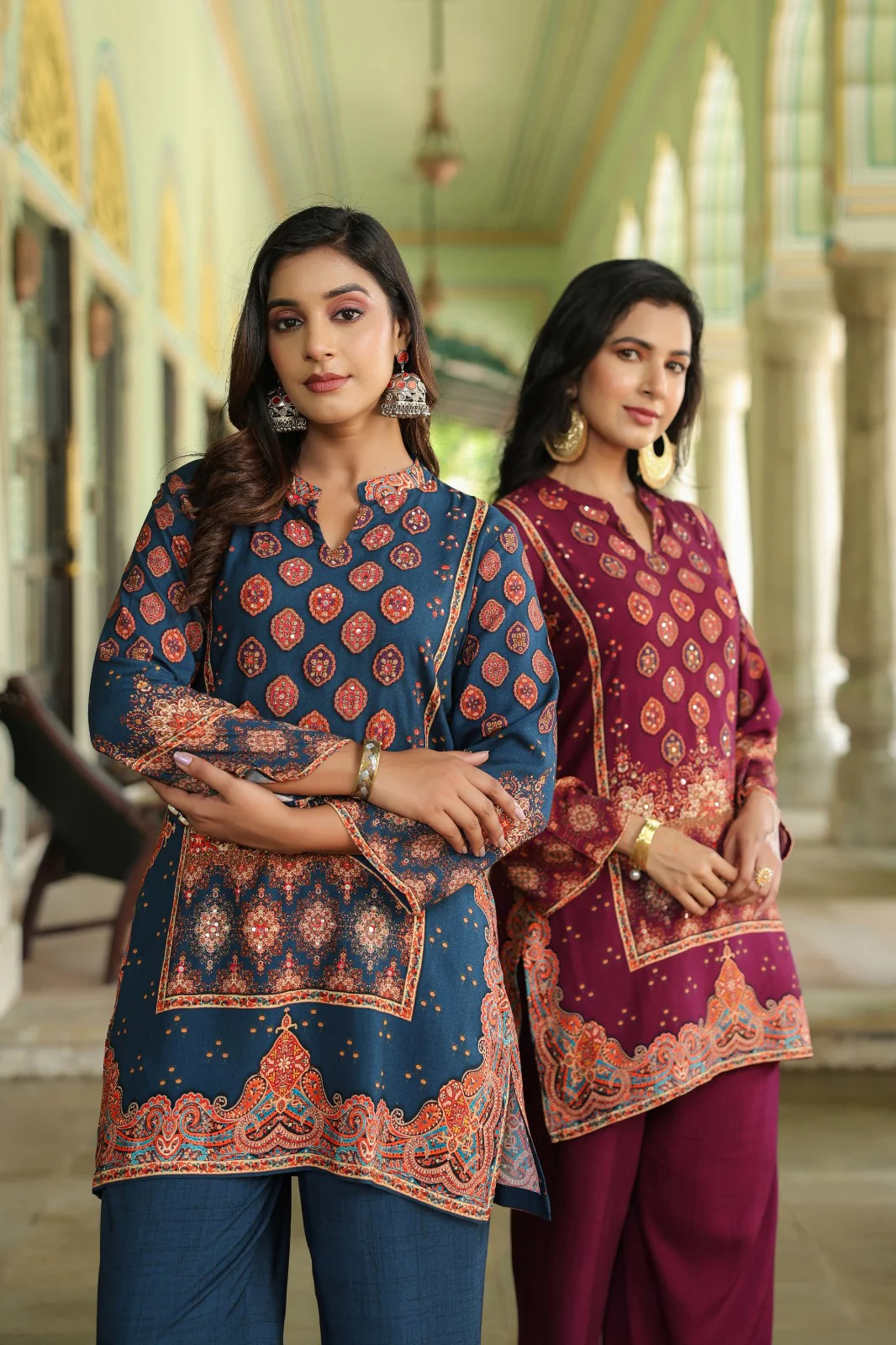 Mahua Mulberry Printed Co-ord set - Image 17