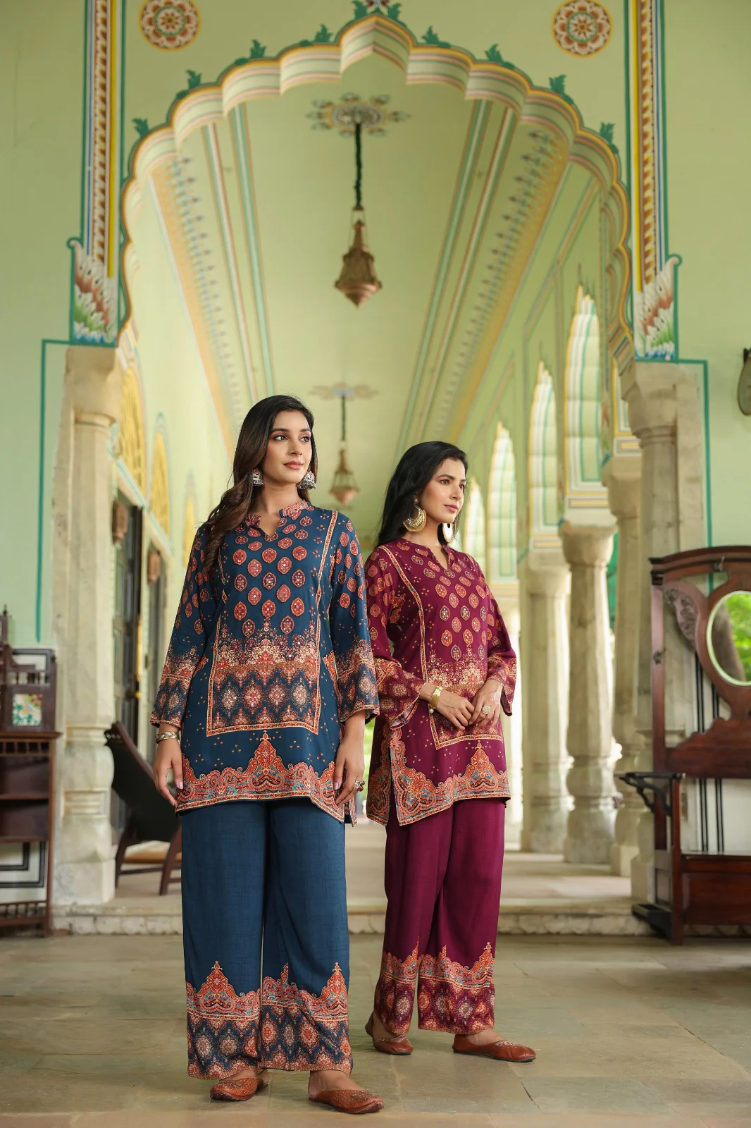 Mahua Mulberry Printed Co-ord set - Image 19