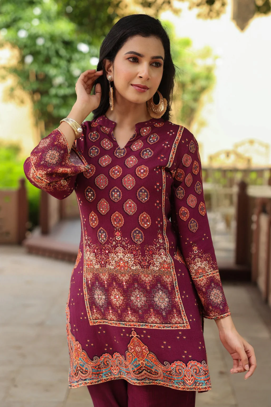 Mahua Mulberry Printed Co-ord set - Image 2