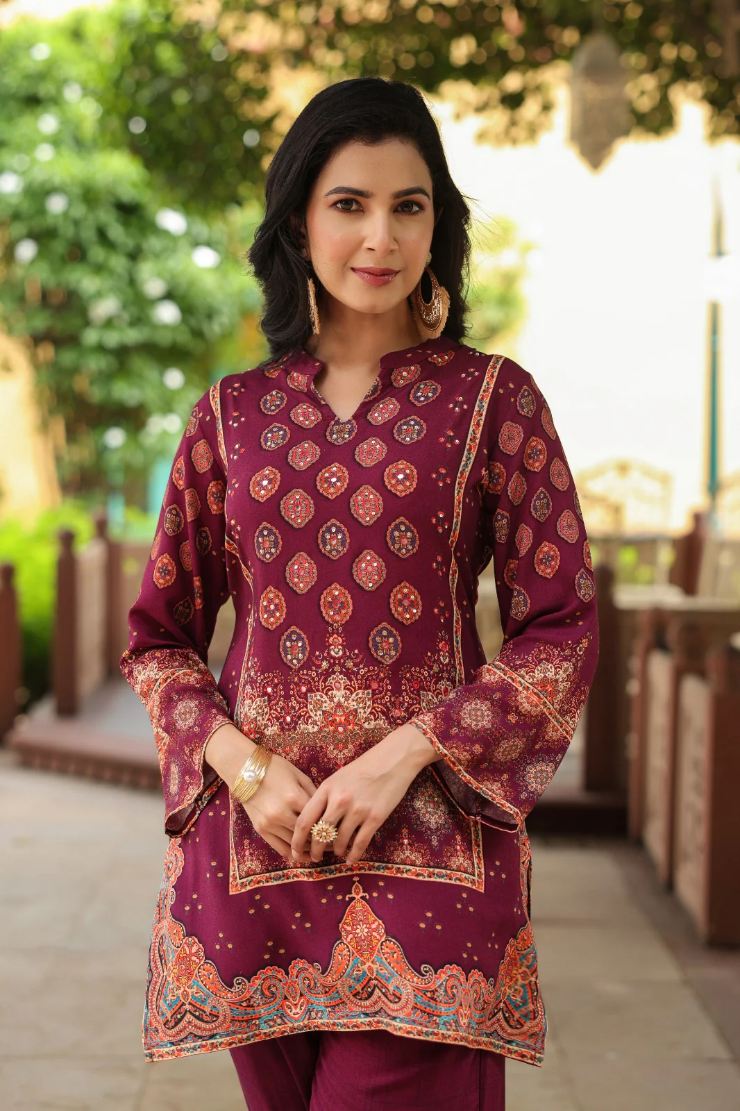 Mahua Mulberry Printed Co-ord set - Image 22