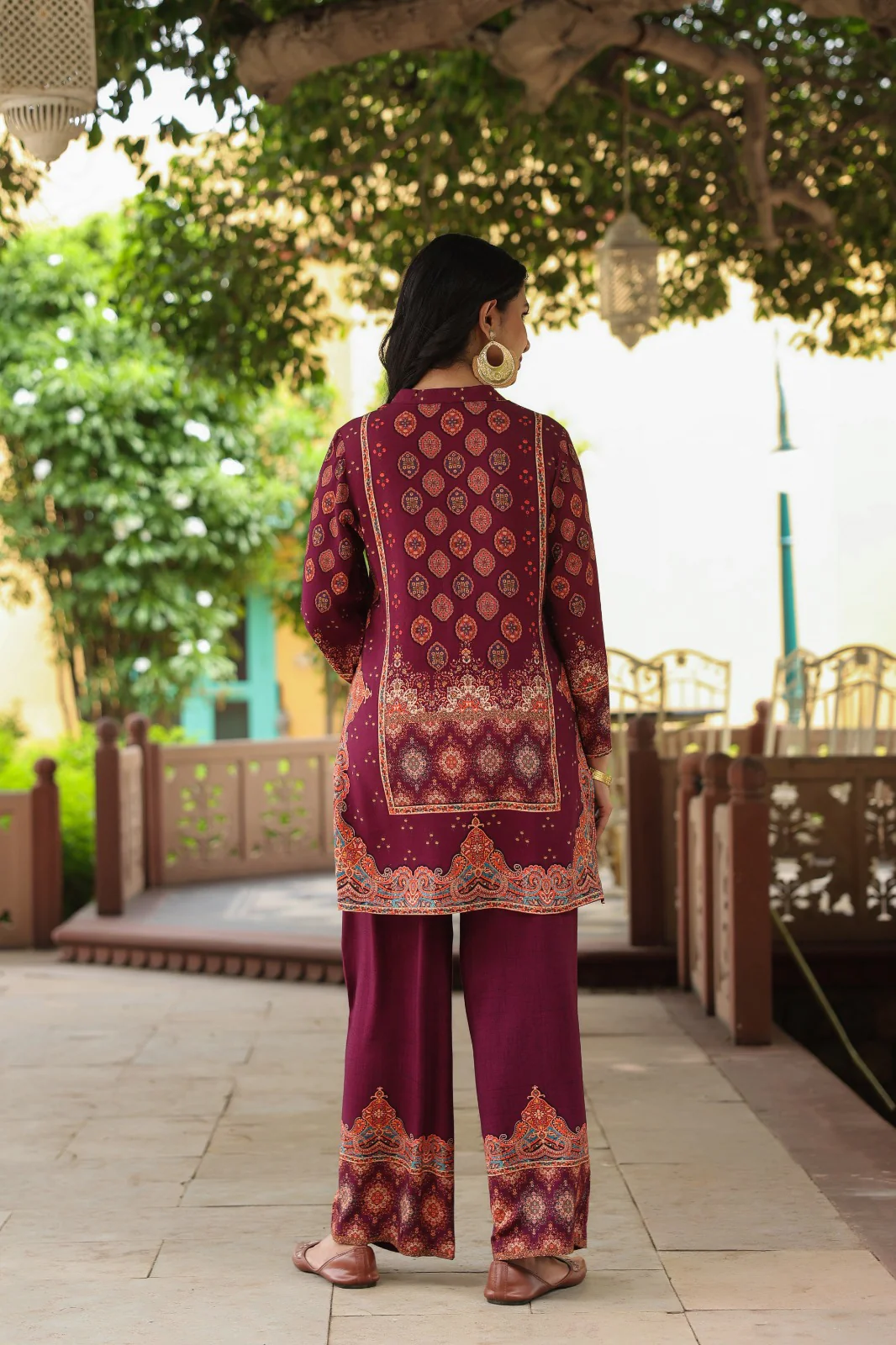 Mahua Mulberry Printed Co-ord set - Image 3