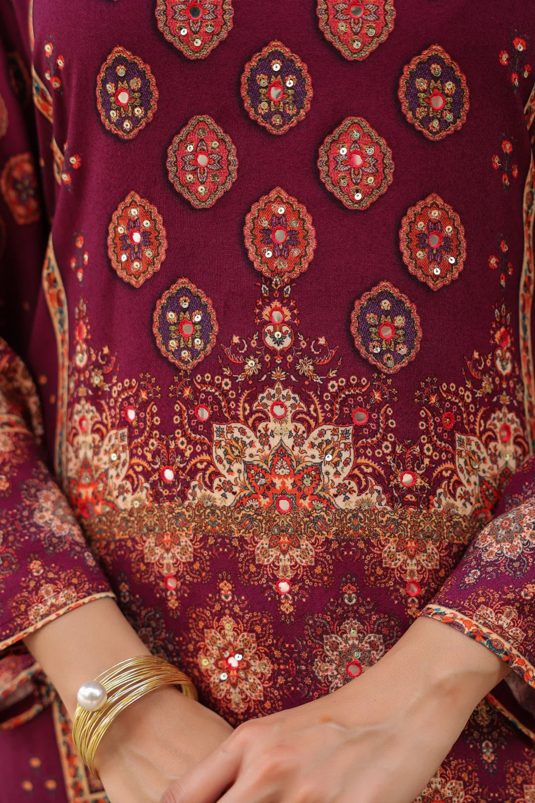 Mahua Mulberry Printed Co-ord set - Image 5