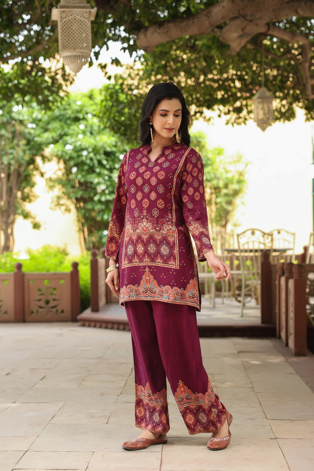 Mahua Mulberry Printed Co-ord set - Image 6