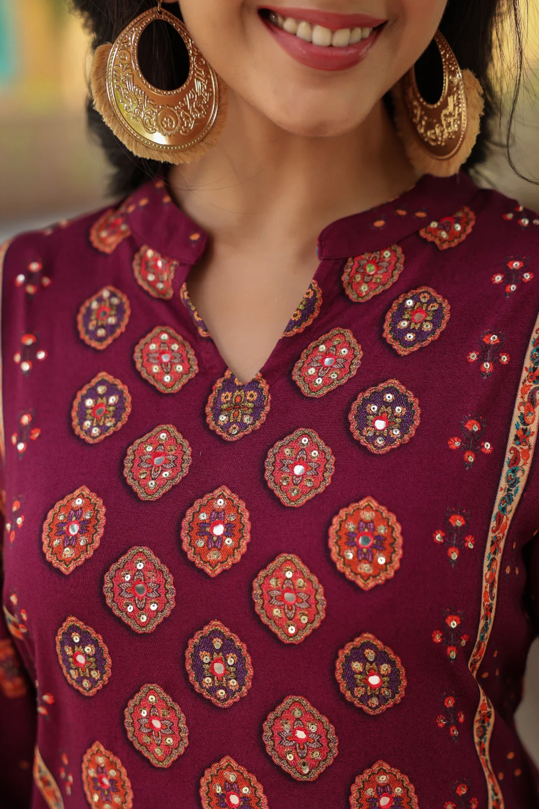 Mahua Mulberry Printed Co-ord set - Image 7