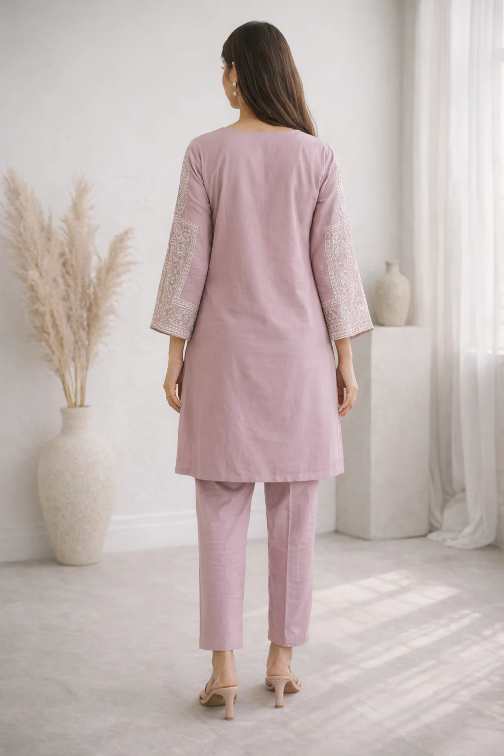 Mayuri Heather embroidery co-ord set - Image 2