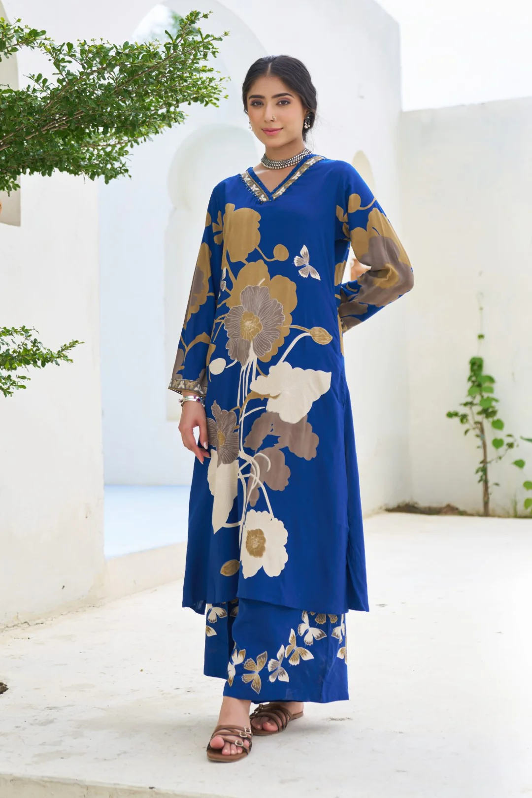 Stravi Indi Printed Kurta pant set - Image 3