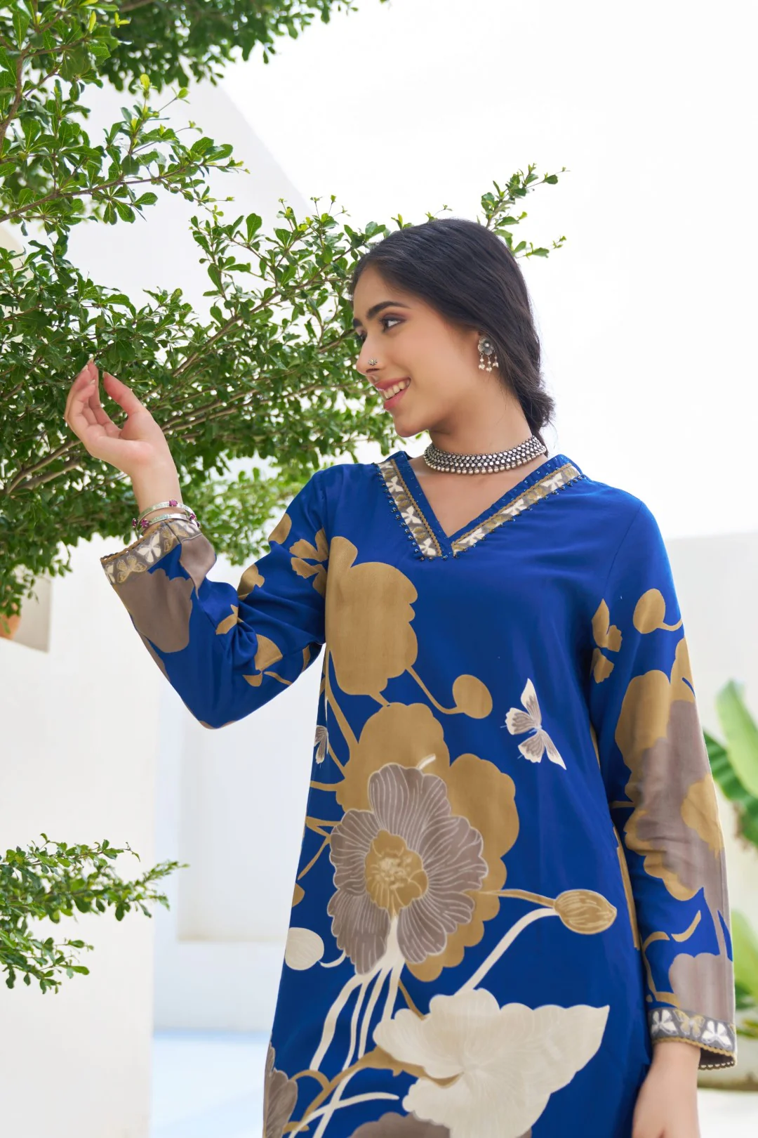 Stravi Indi Printed Kurta pant set - Image 8