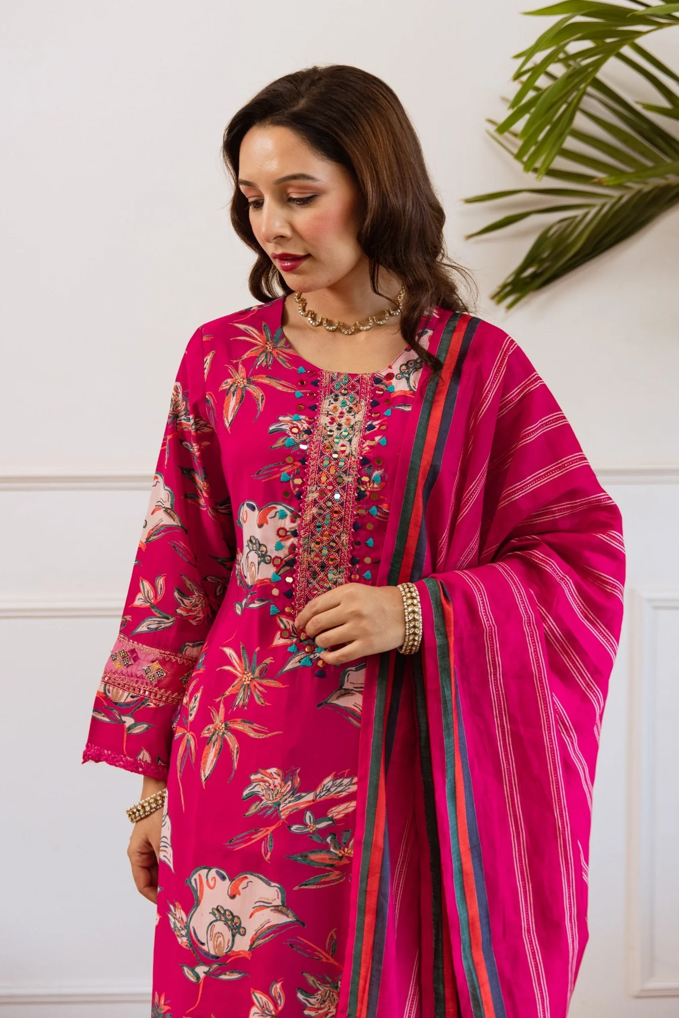 Kabool Magenta Work Suit Set - Image 2