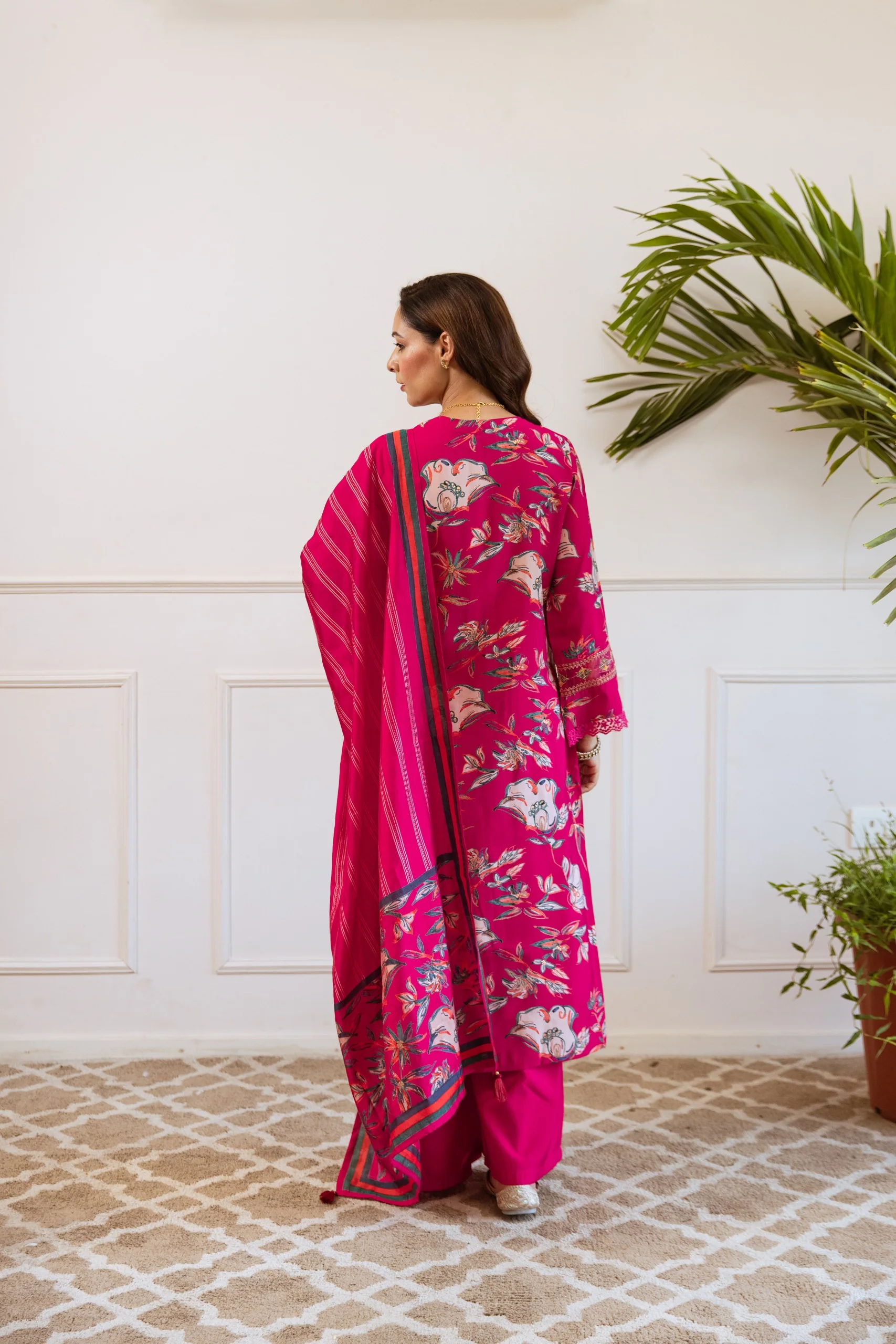 Kabool Magenta Work Suit Set - Image 3