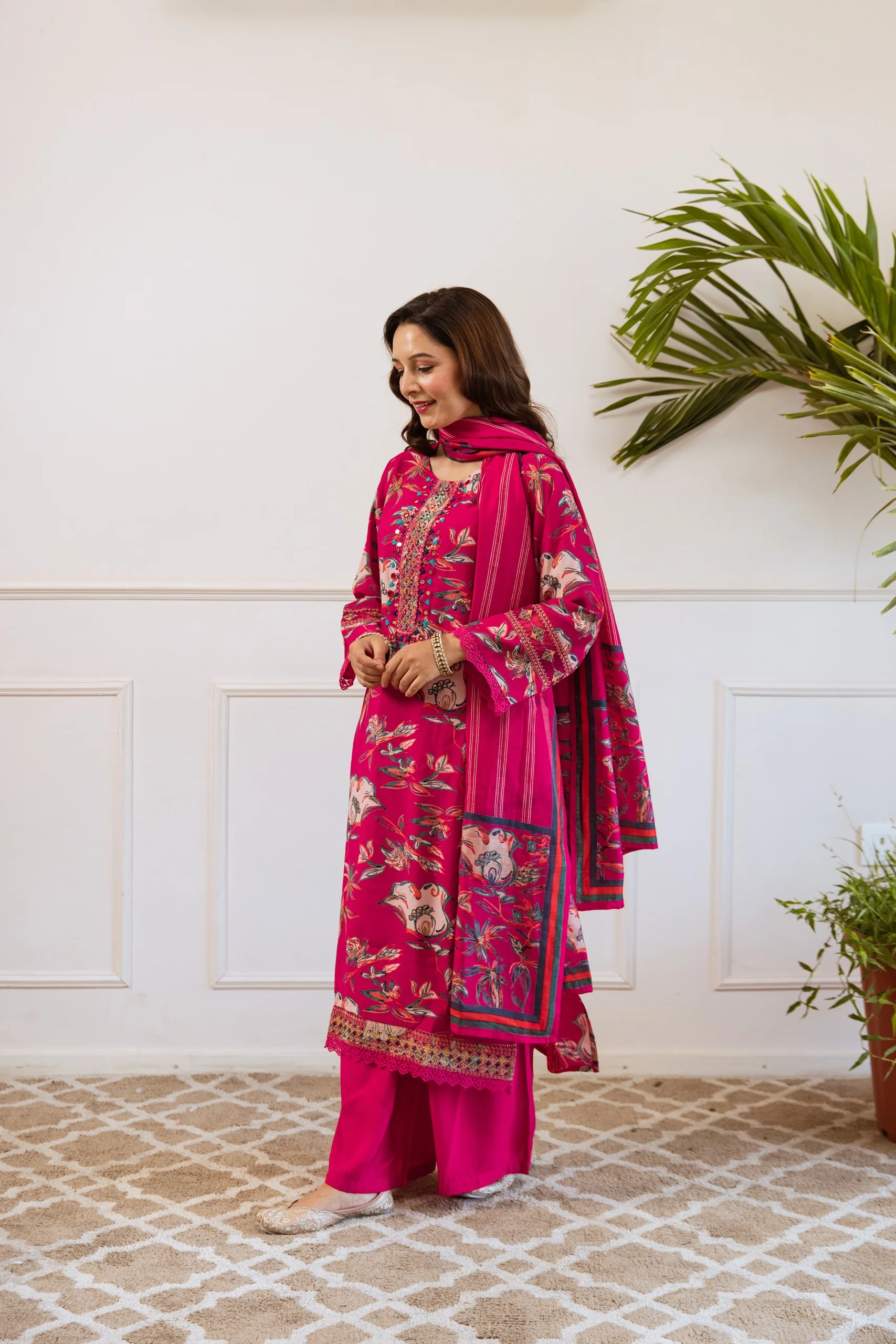 Kabool Magenta Work Suit Set - Image 6