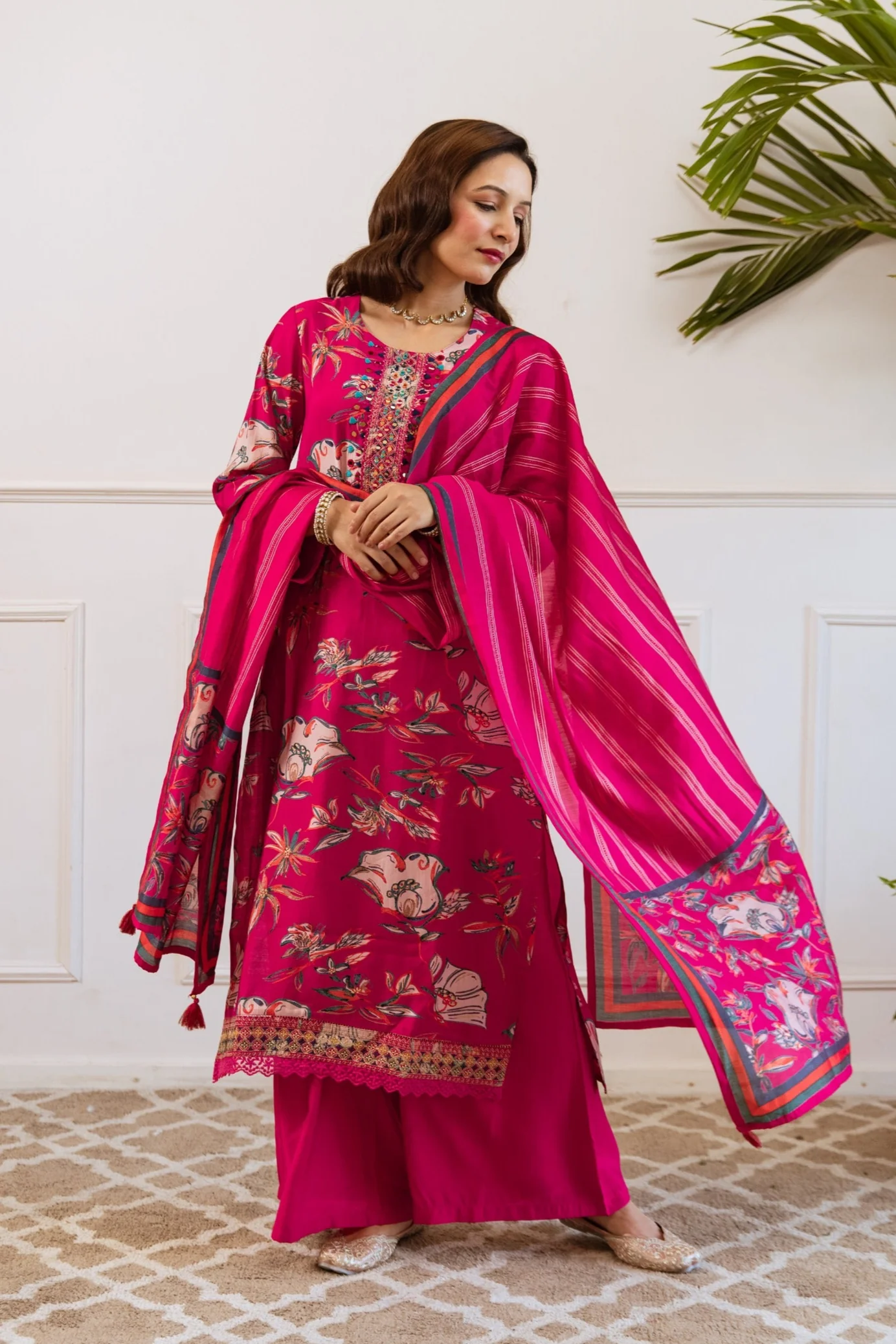 Kabool Magenta Work Suit Set - Image 8