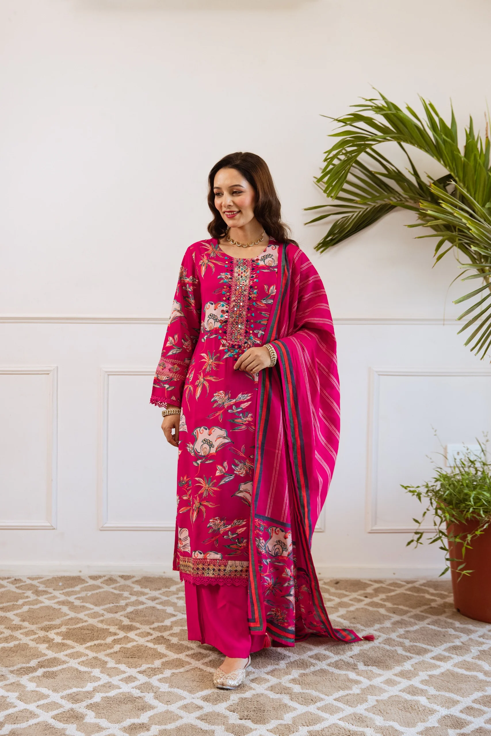 Kabool Magenta Work Suit Set - Image 9