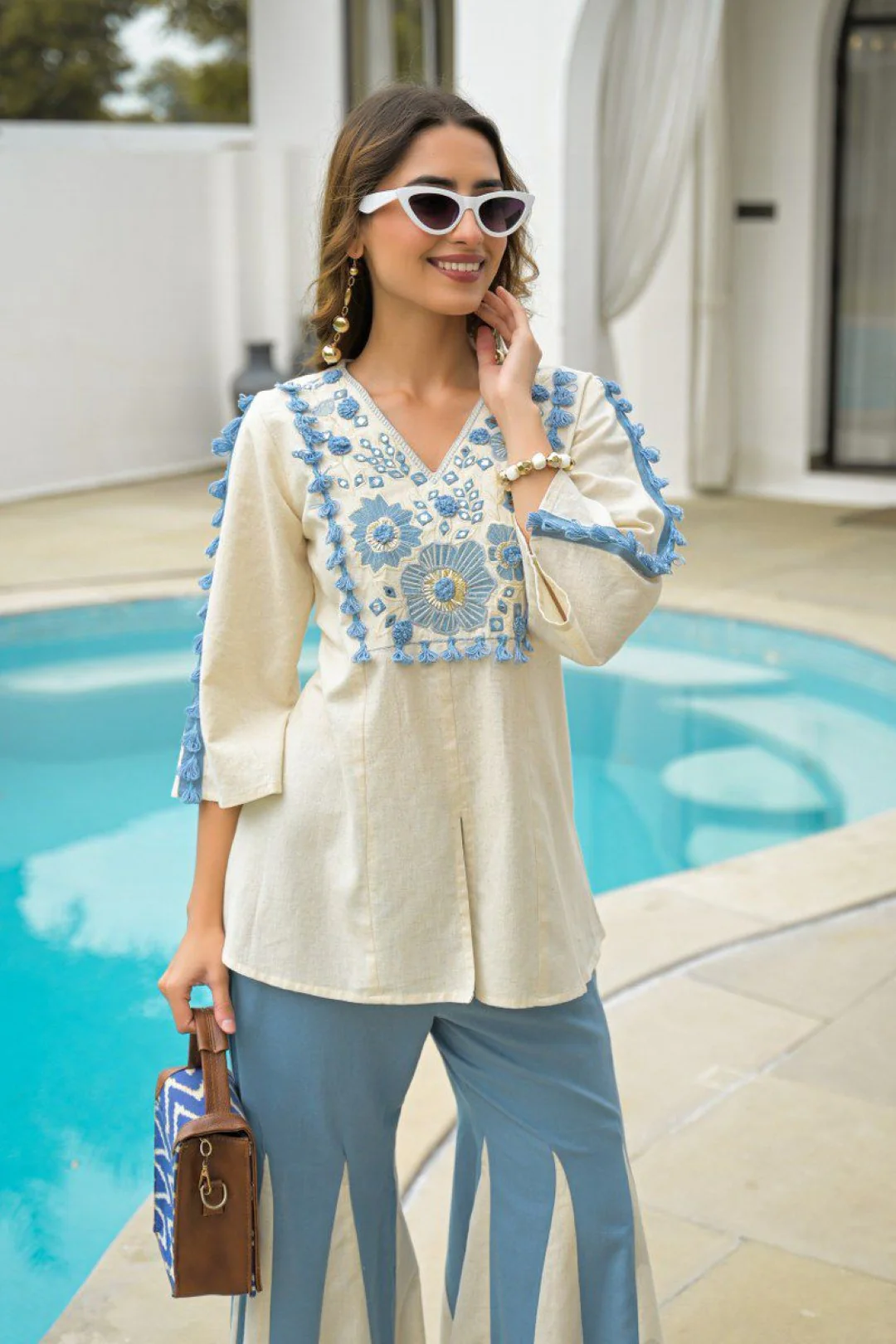 Akira sea cotton fusion co-ord set - Image 7