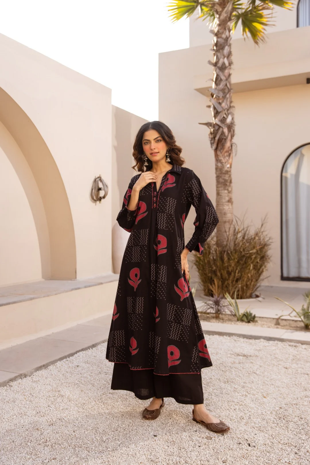Karen raven cotton kurta pant set - Image 6