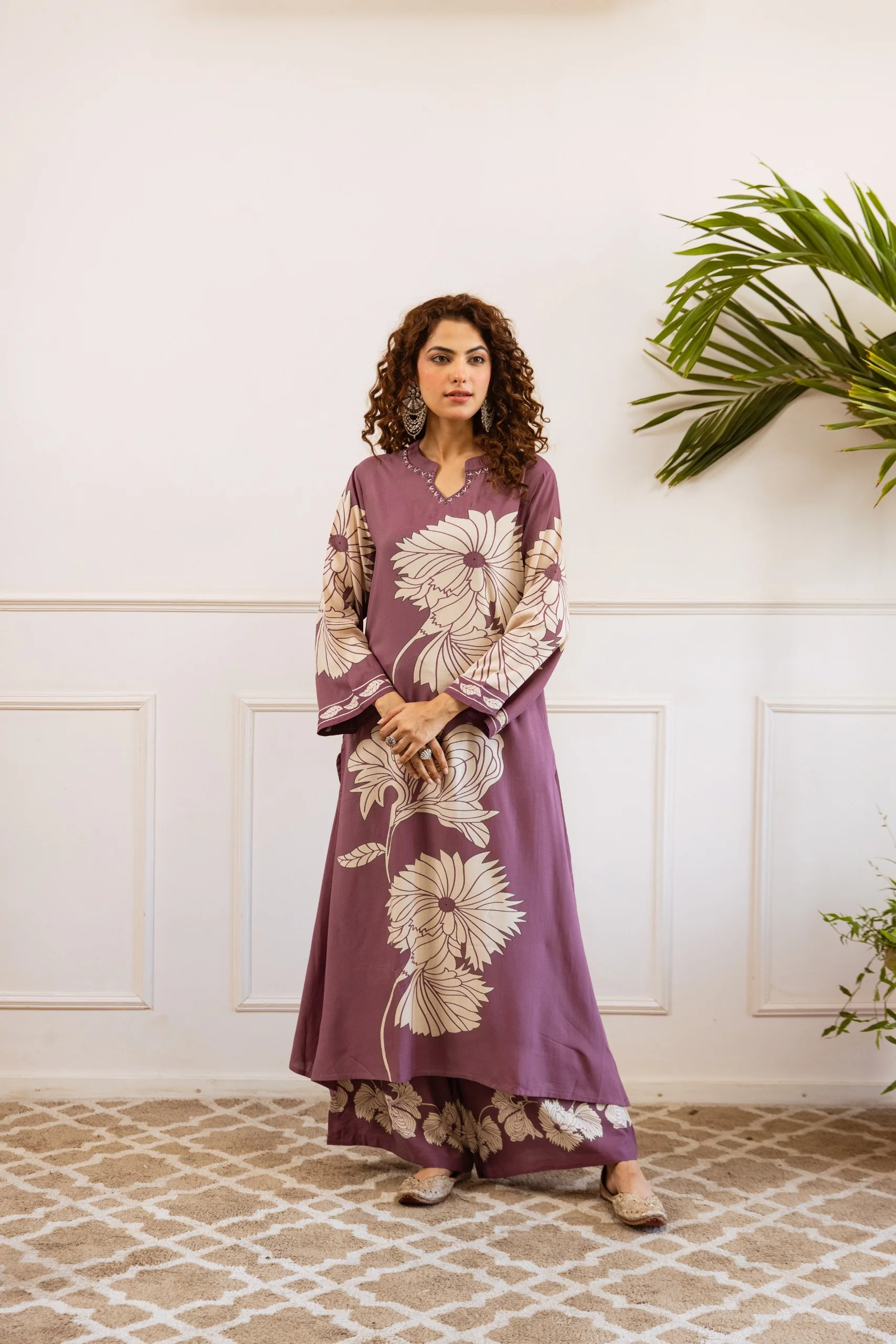 Bakul Twitch Printed Kurta Pant Set - Image 4