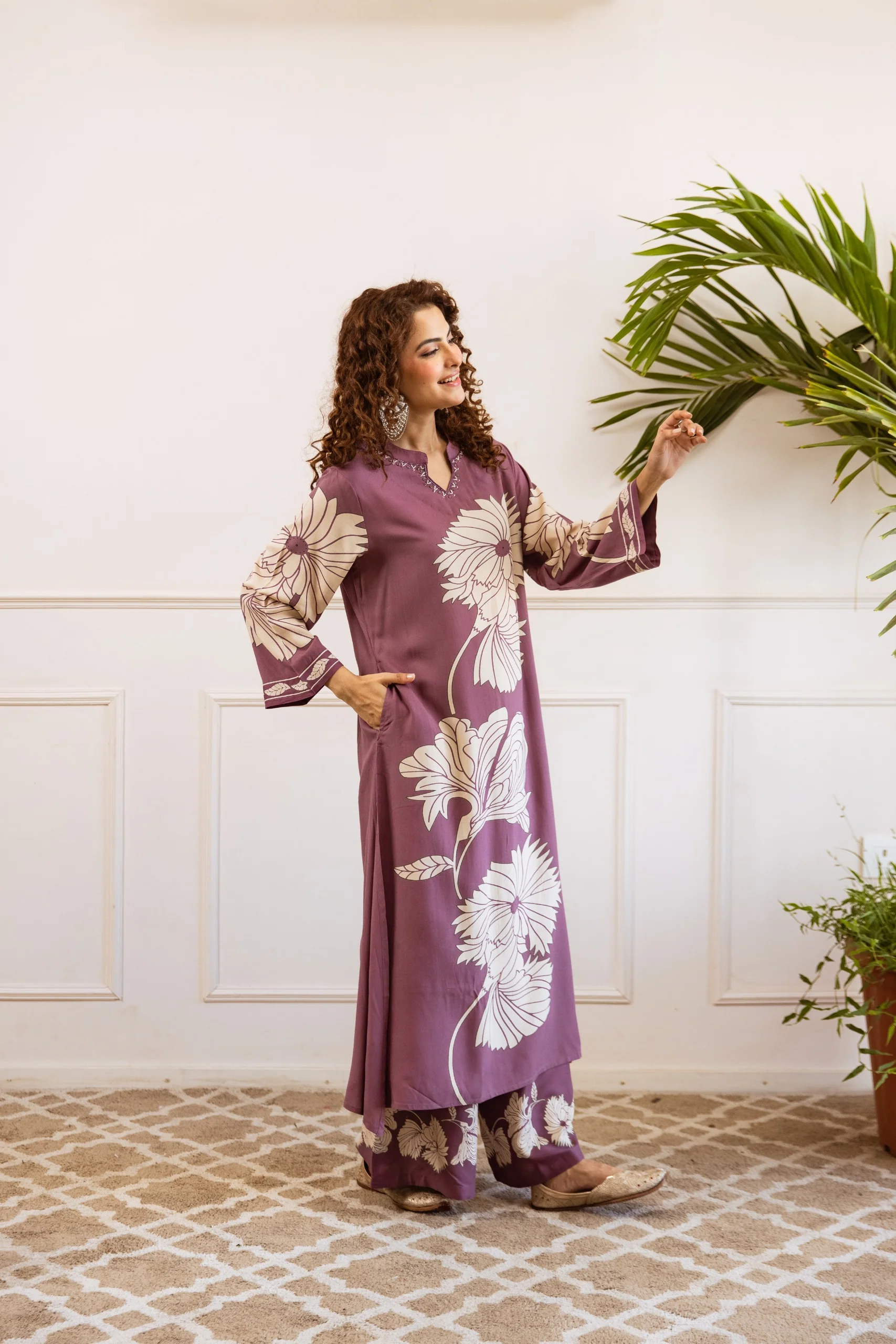 Bakul Twitch Printed Kurta Pant Set - Image 5