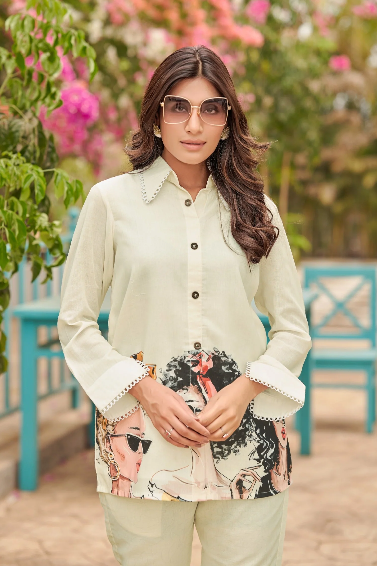 Iyana Pearl cotton Co-ord set - Image 2