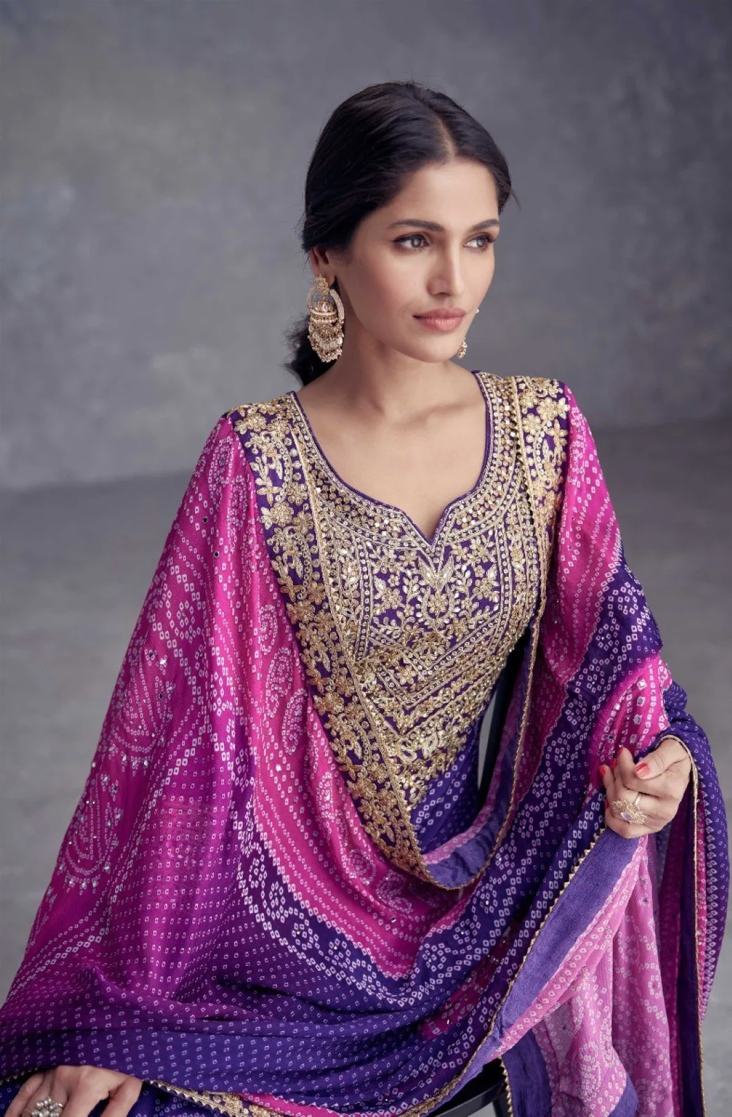 Dhunki orchid premium full work suit set - Image 2