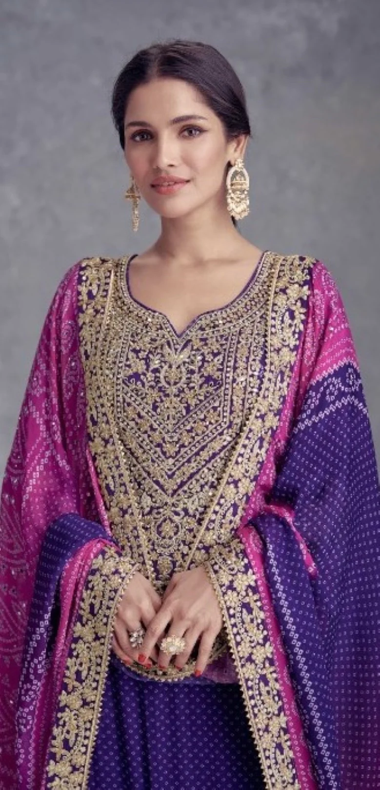 Dhunki orchid premium full work suit set - Image 4