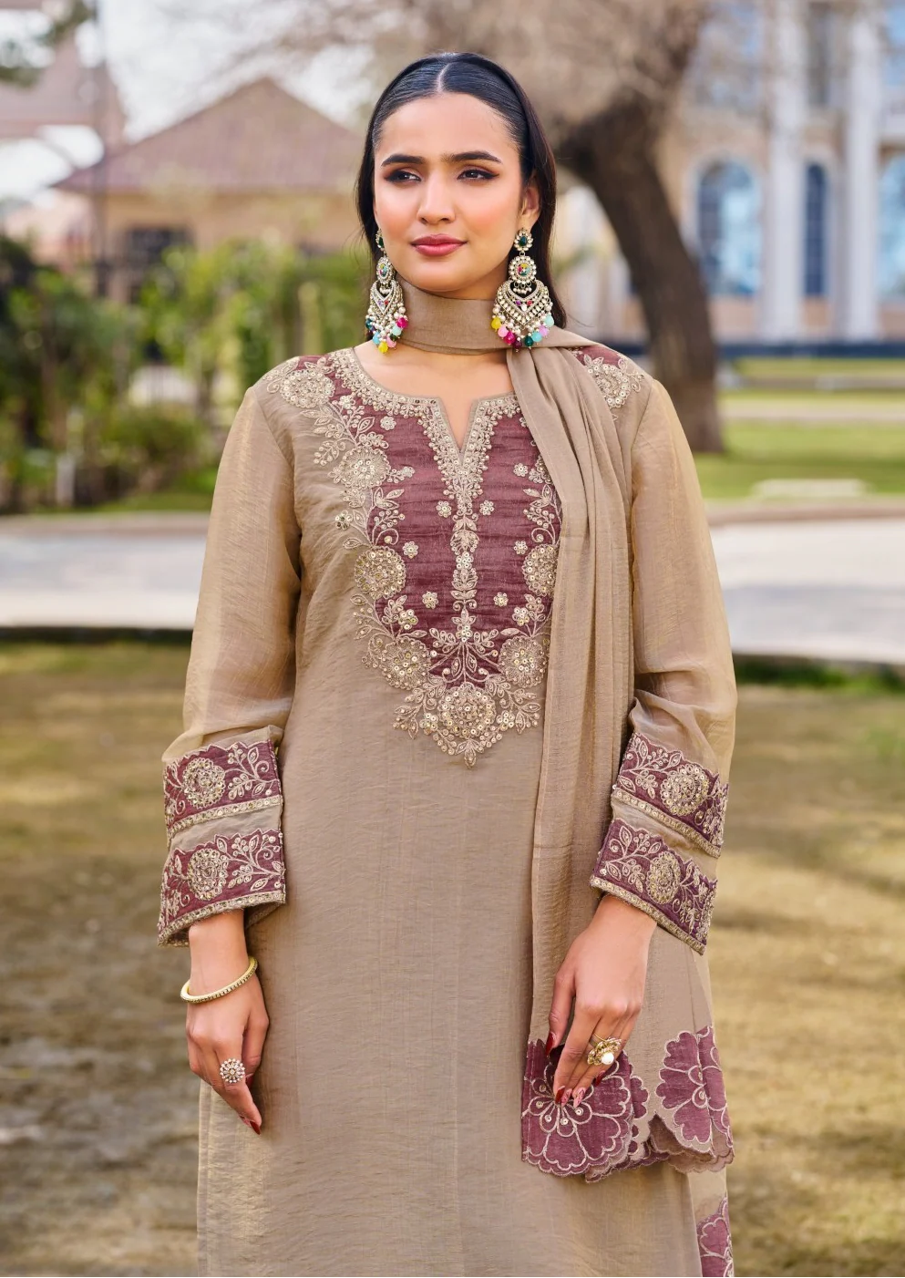 Mihika honey full work suit set - Image 2