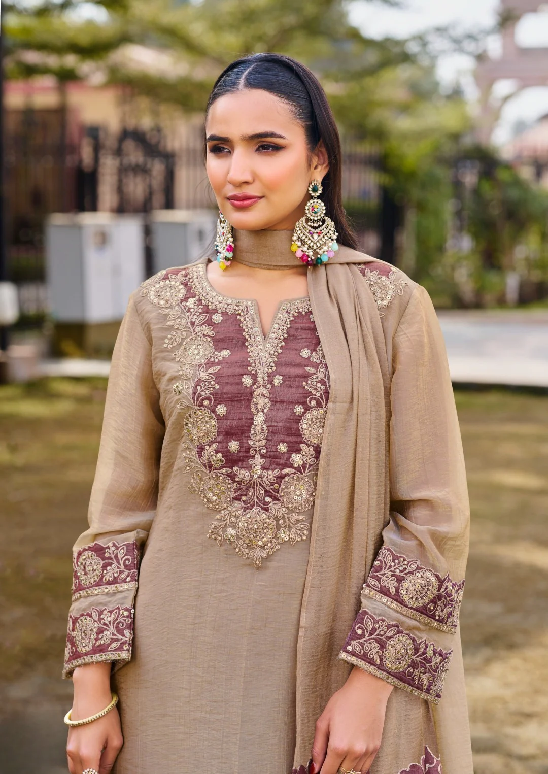 Mihika honey full work suit set - Image 3