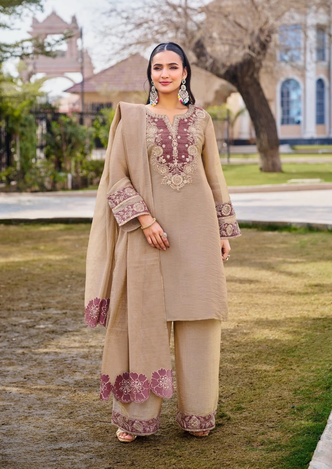 Mihika honey full work suit set - Image 4
