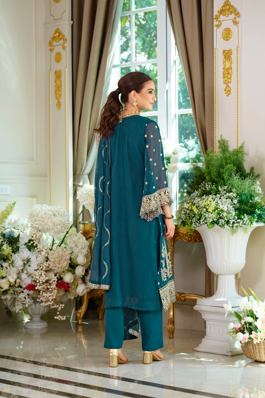 Ramneek Azure Full Work Suit Set - Image 3
